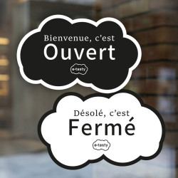 PANNEAU OUVERT / FERME E.TASTY